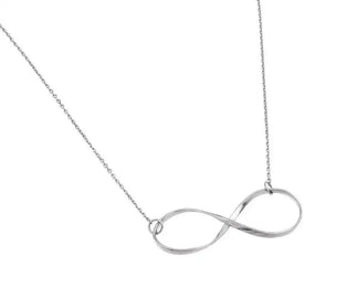 925 Sterling Silver Rhodium Plated Clear CZ Pendant Necklace