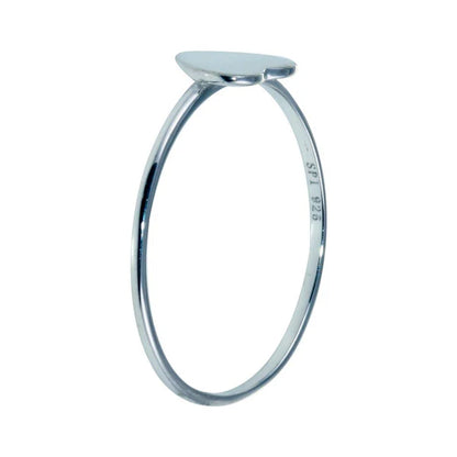 925 Sterling Silver Hear Silver Ring