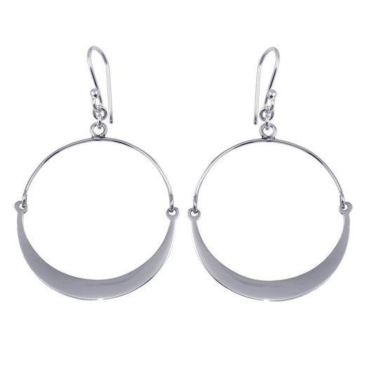 925 Sterling Silver Dangling Bendable Dangling Earrings