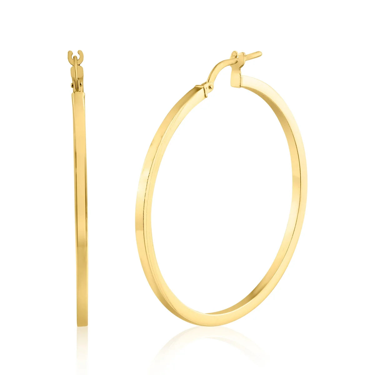 925 Sterling Silver Silver 2mm Hoop Earring