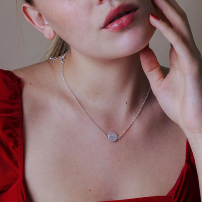 925 Sterling Silver Non Plated San Benito Necklace