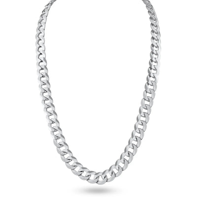 925 Sterling Silver Super Flat Curb Chain or Bracelet