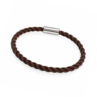 925 Sterling Silver Final Price - Plated Magnetic Italian Rope Bracelet