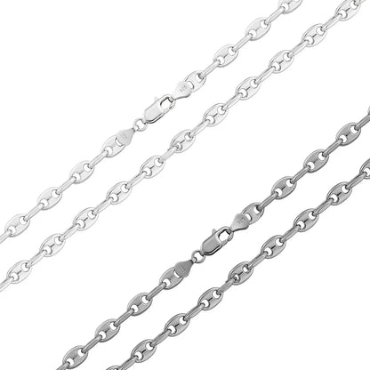 925 Sterling Silver Marina Chain Or Bracelet