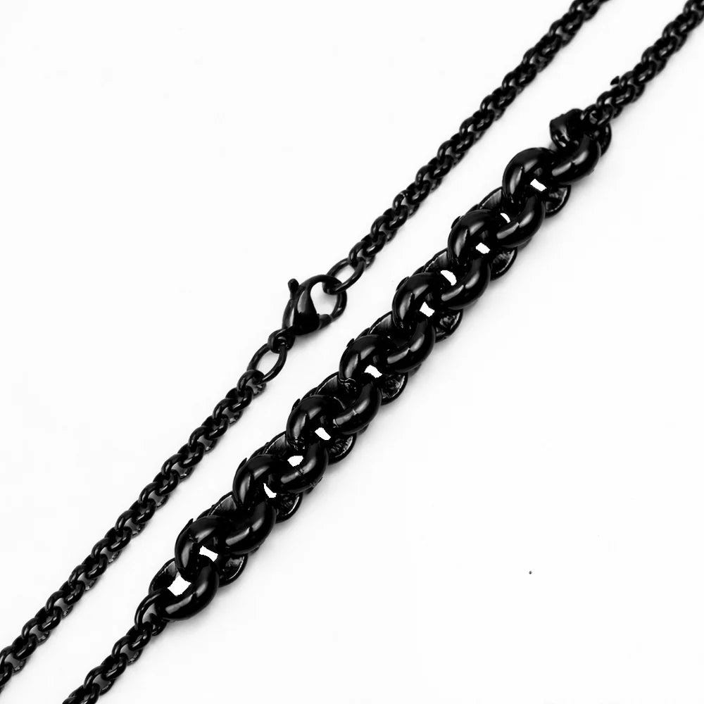 Stainless Steel Plated 2.5 MM Cuban Link Chain Necklace